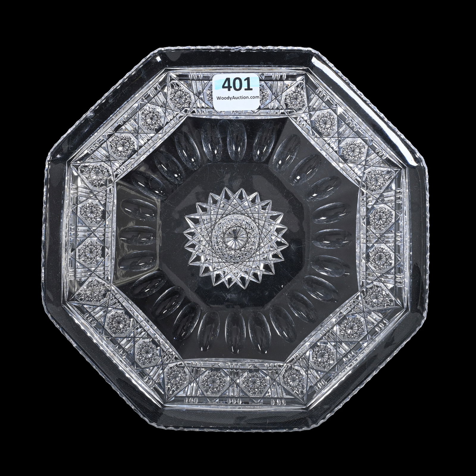 Plate, American Brilliant Cut Glass, Signed Sinclaire (1 of 3)