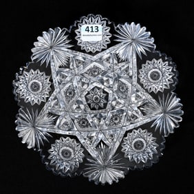 Plate, ABCG, Bristol Rose By Mt. Washington