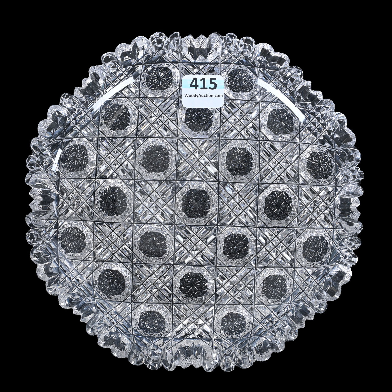 Plate, American Brilliant Cut Glass (1 of 2)