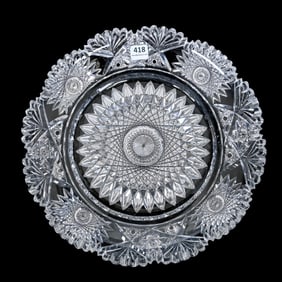 Underplate, ABCG, Signed Hawkes Chrysanthemum