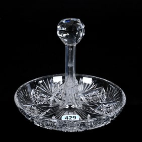 Stick Dish, American Brilliant Cut Glass