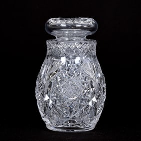Sachet Jar, ABCG, Signed Libbey Sultana Pattern