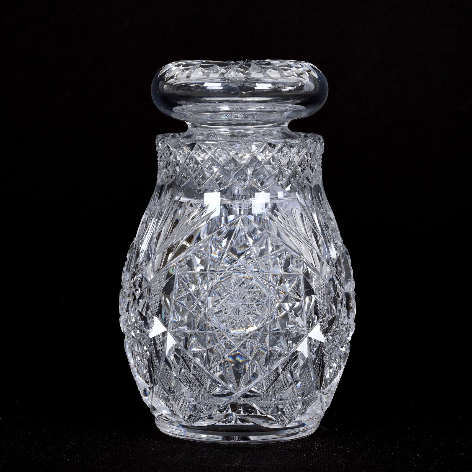 Sachet Jar, ABCG, Signed Libbey Sultana Pattern (1 of 3)
