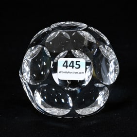 Paperweight, American Brilliant Cut Glass