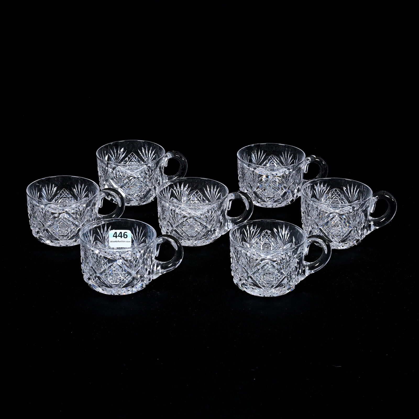 (7) Punch Cups, ABCG, Signed Libbey Imperial Pattern (1 of 3)