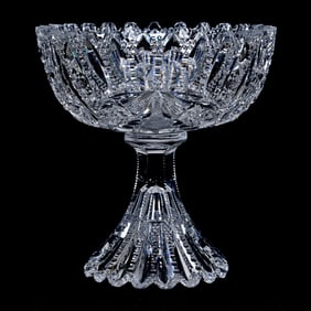 Compote, ABCG, Signed Libbey Glenda Pattern