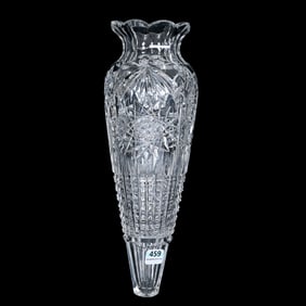 Sconce/Vase, American Brilliant Cut Glass