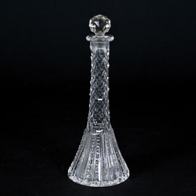Perfume Bottle, ABCG, Signed J. Hoare Prism Pattern