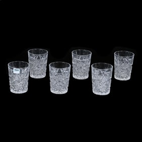 (6) Tumblers, American Brilliant Cut Glass