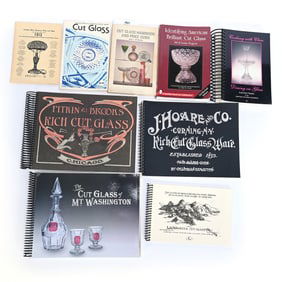 (8) American Brilliant Cut Glass Books & Company Catalogs