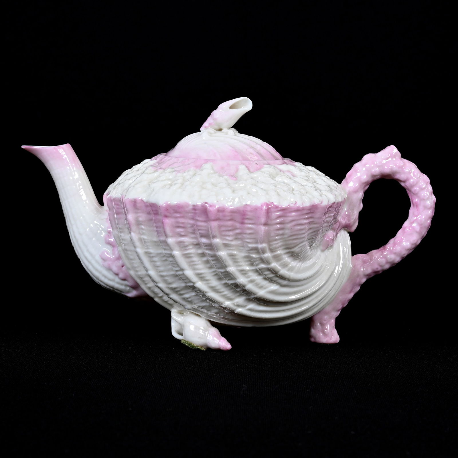 Tea Pot, Irish Belleek Second Period Black Mark (1 of 3)