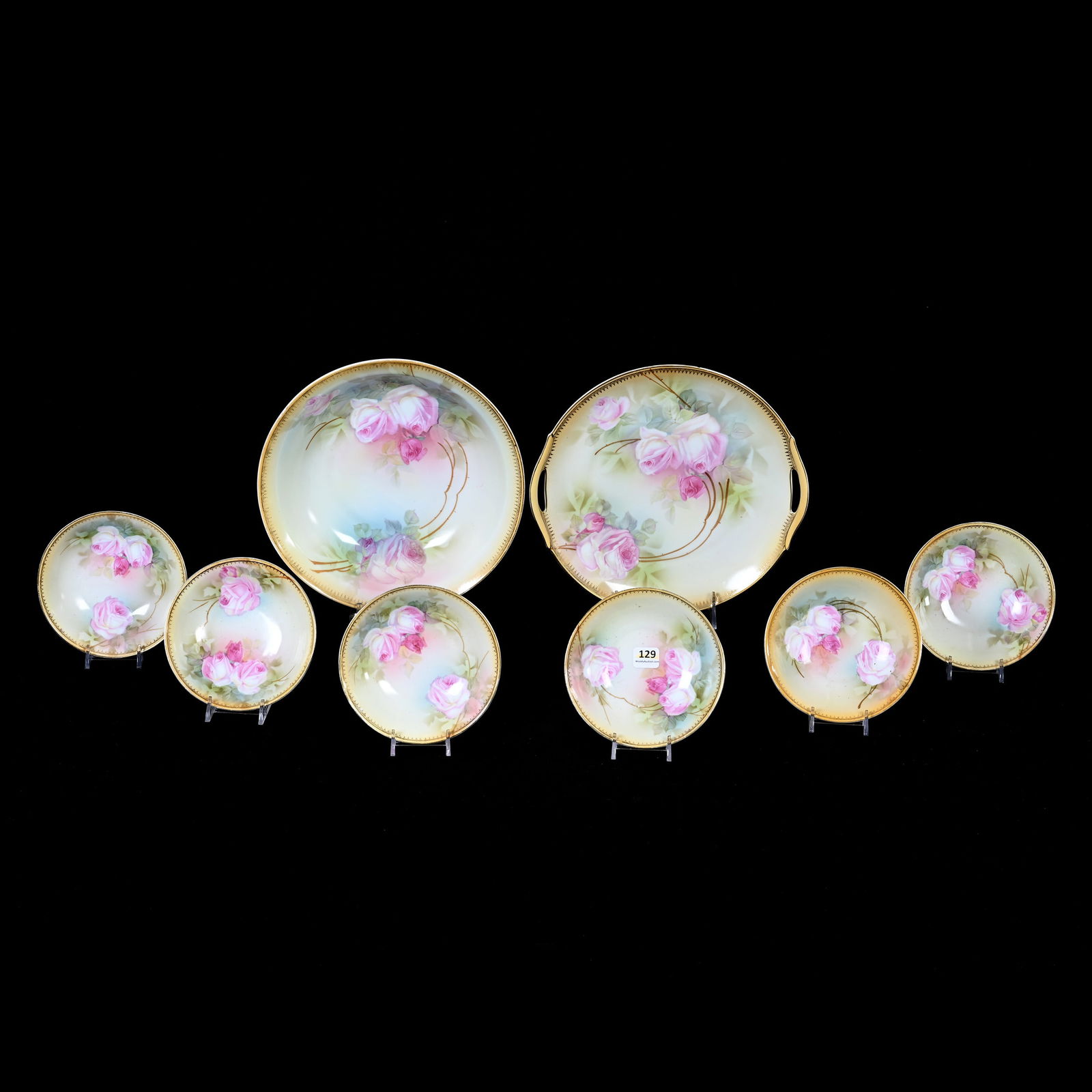 Berry Set Marked R.S. Germany, Eight Piece (1 of 2)