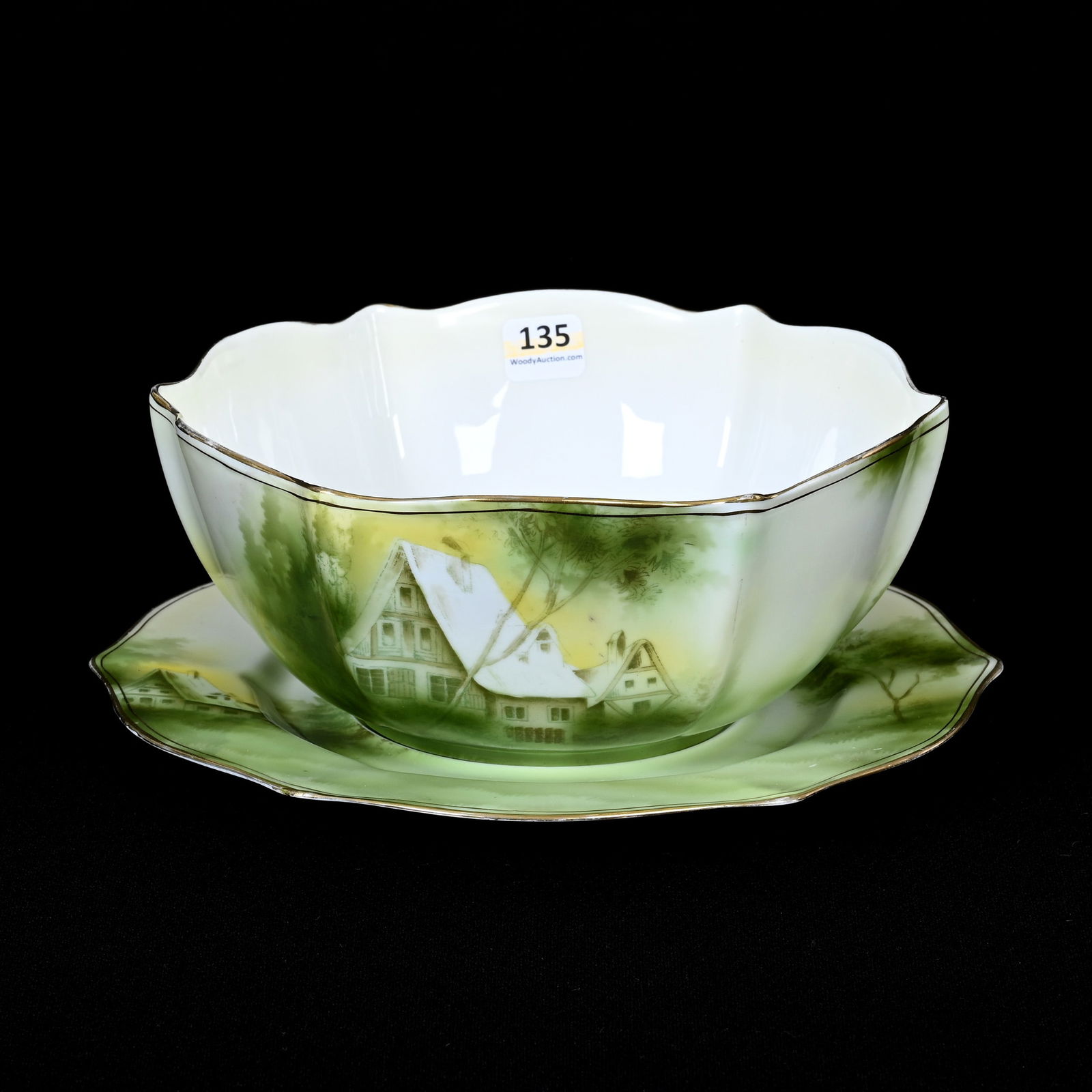 Salad Bowl/Underplate Marked R.S. Germany (1 of 3)