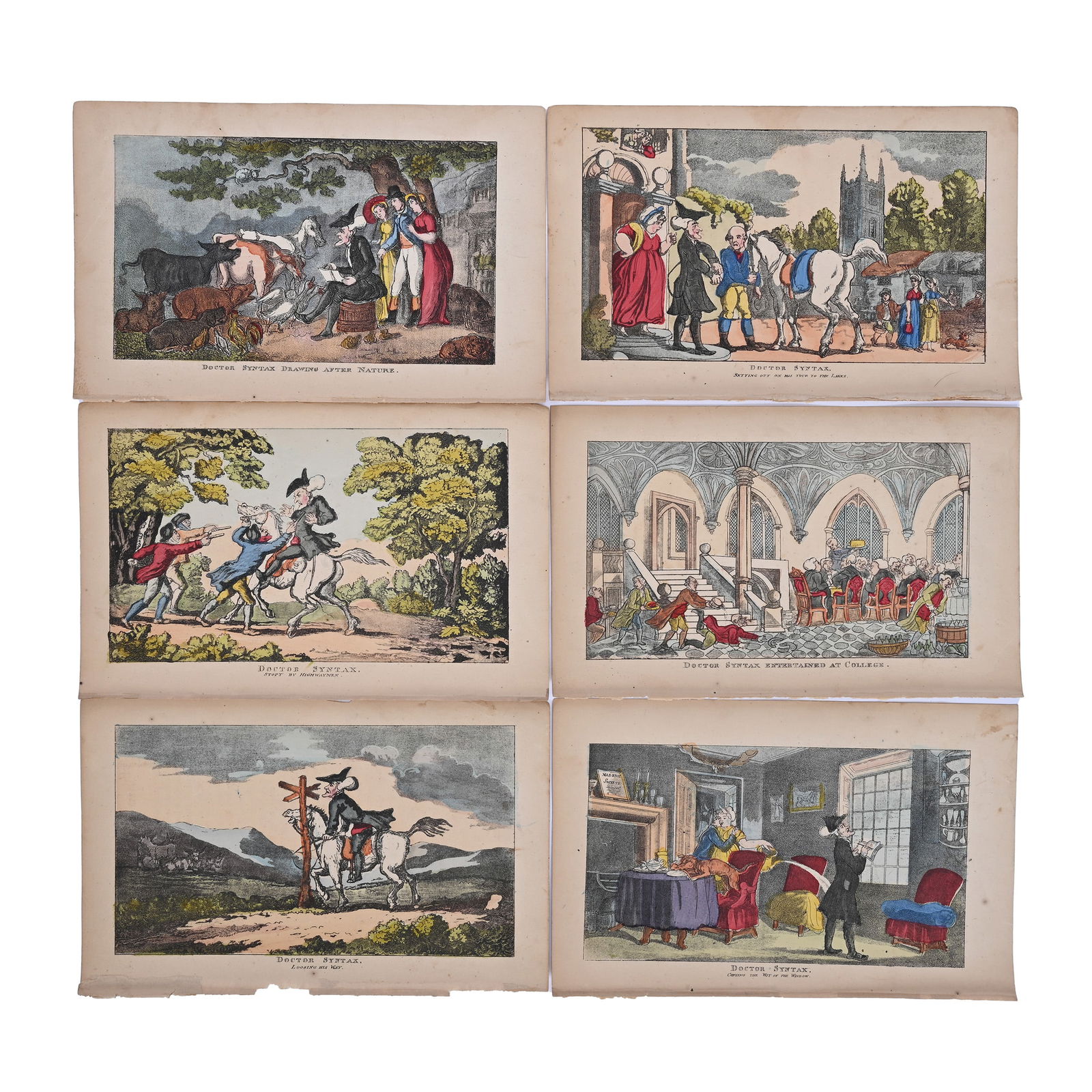 (27) Illustrations From "The Tour Of Dr. Syntax" (1 of 4)