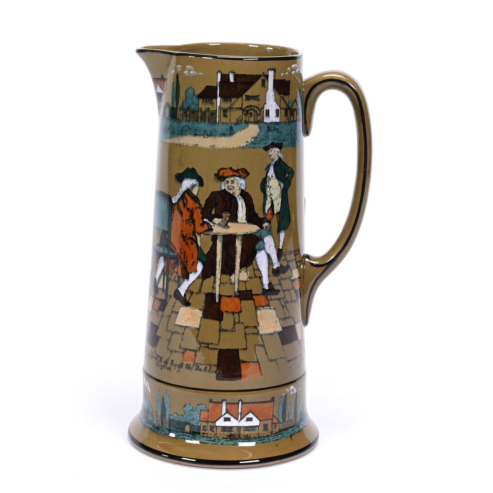 Tankard, Deldare Buffalo Pottery Dated 1908 (1 of 4)