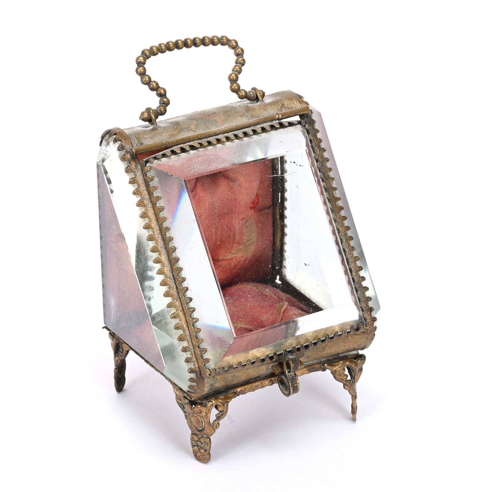 Watch Case, Heavy Beveled Glass Panels (1 of 3)