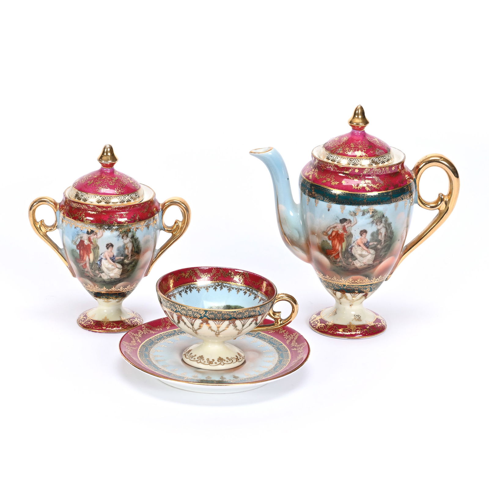 Tea Set Marked Beehive (1 of 3)