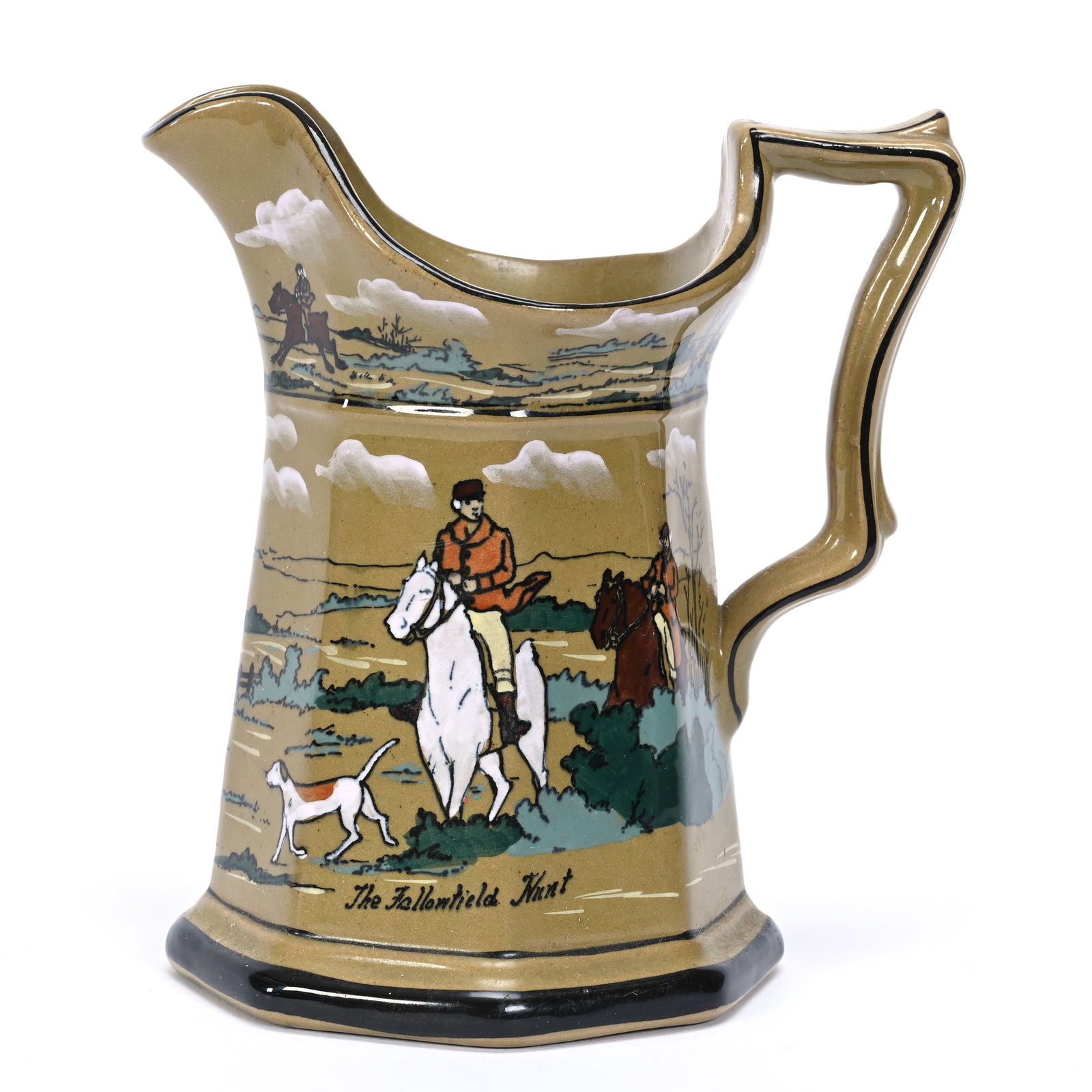 Pitcher, Deldare Buffalo Pottery Dated 1908 (1 of 4)