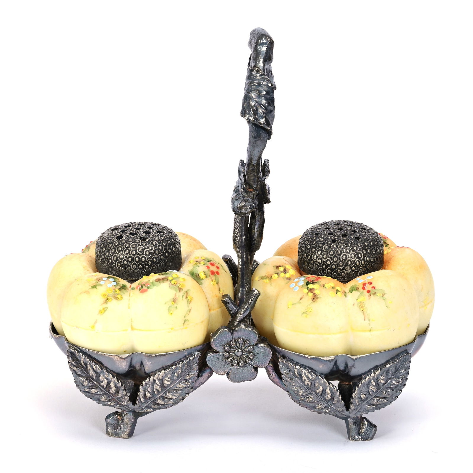 Condiment Set, Mt. Washington Art Glass (1 of 3)