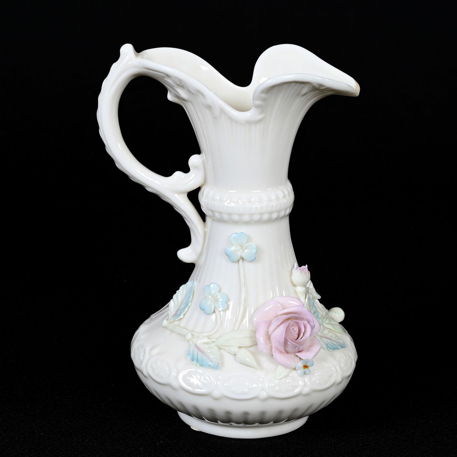 Creamer, Irish Belleek, Fifth Green Mark (1 of 3)