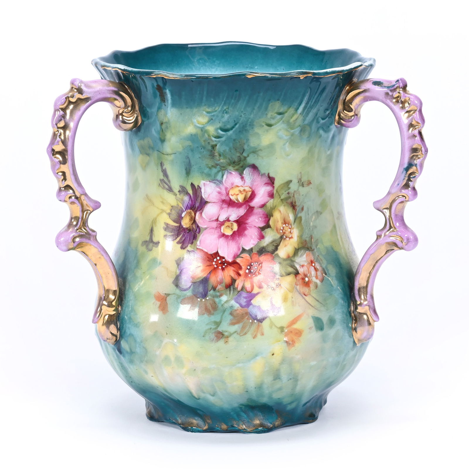 Loving Cup, Three Handles, Marked Victoria Carlsbad Austria (1 of 5)