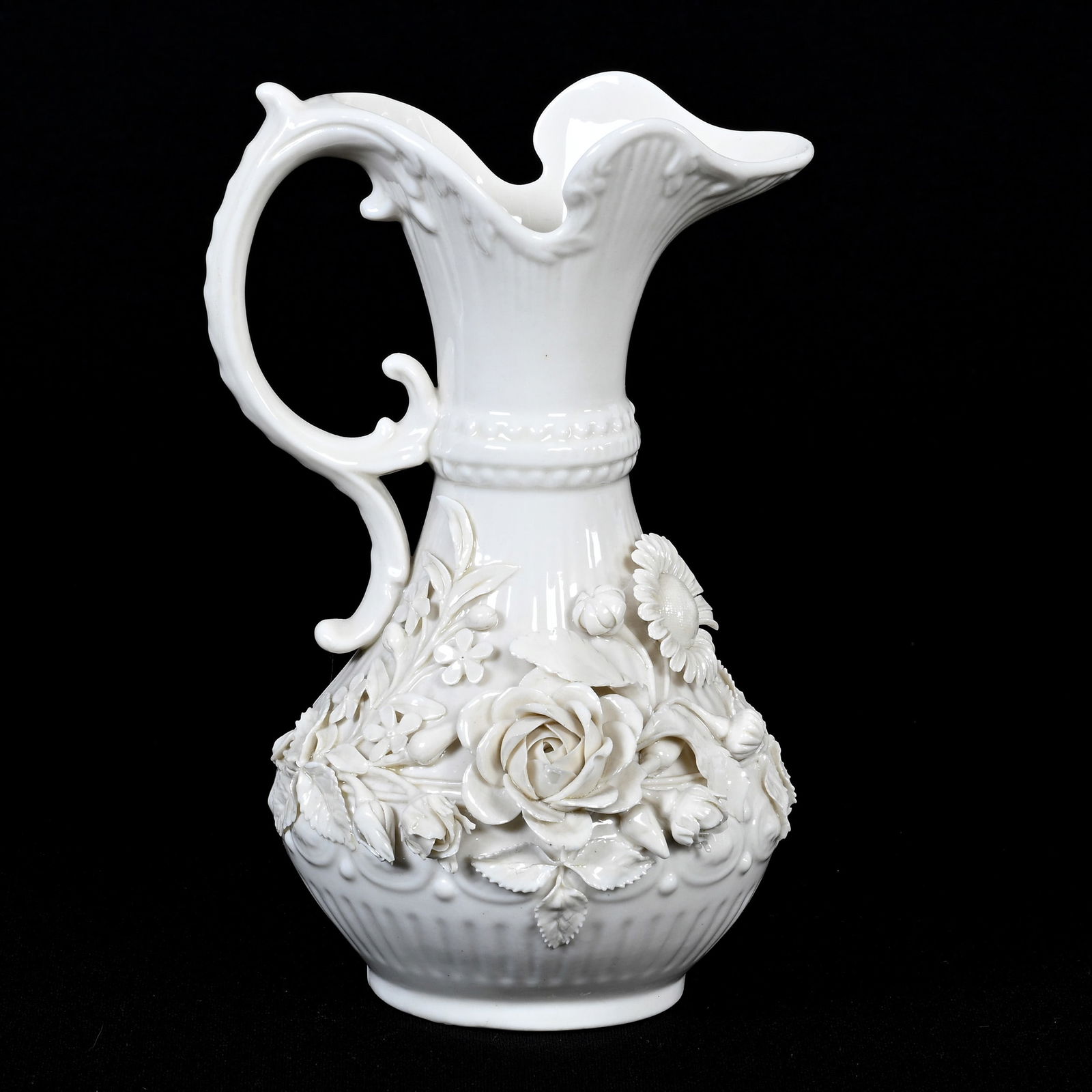 Ewer, Irish Belleek, Fourth Black Mark (1 of 3)