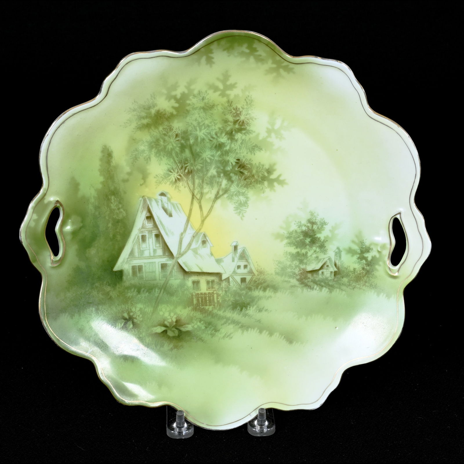 Cake Plate Marked R.S. Germany (1 of 2)