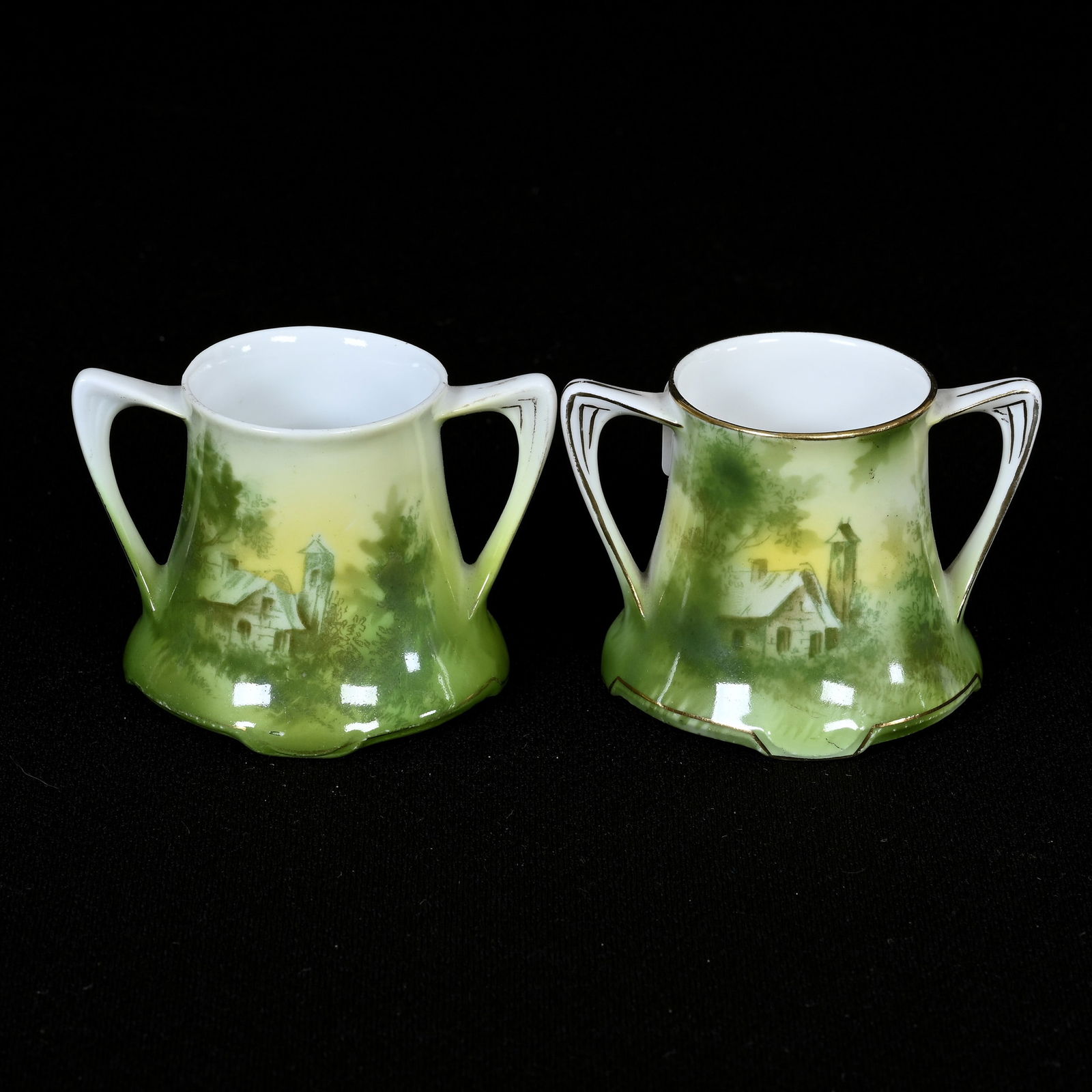 Pair Toothpick Holders Marked R.S. Germany, (1 of 3)