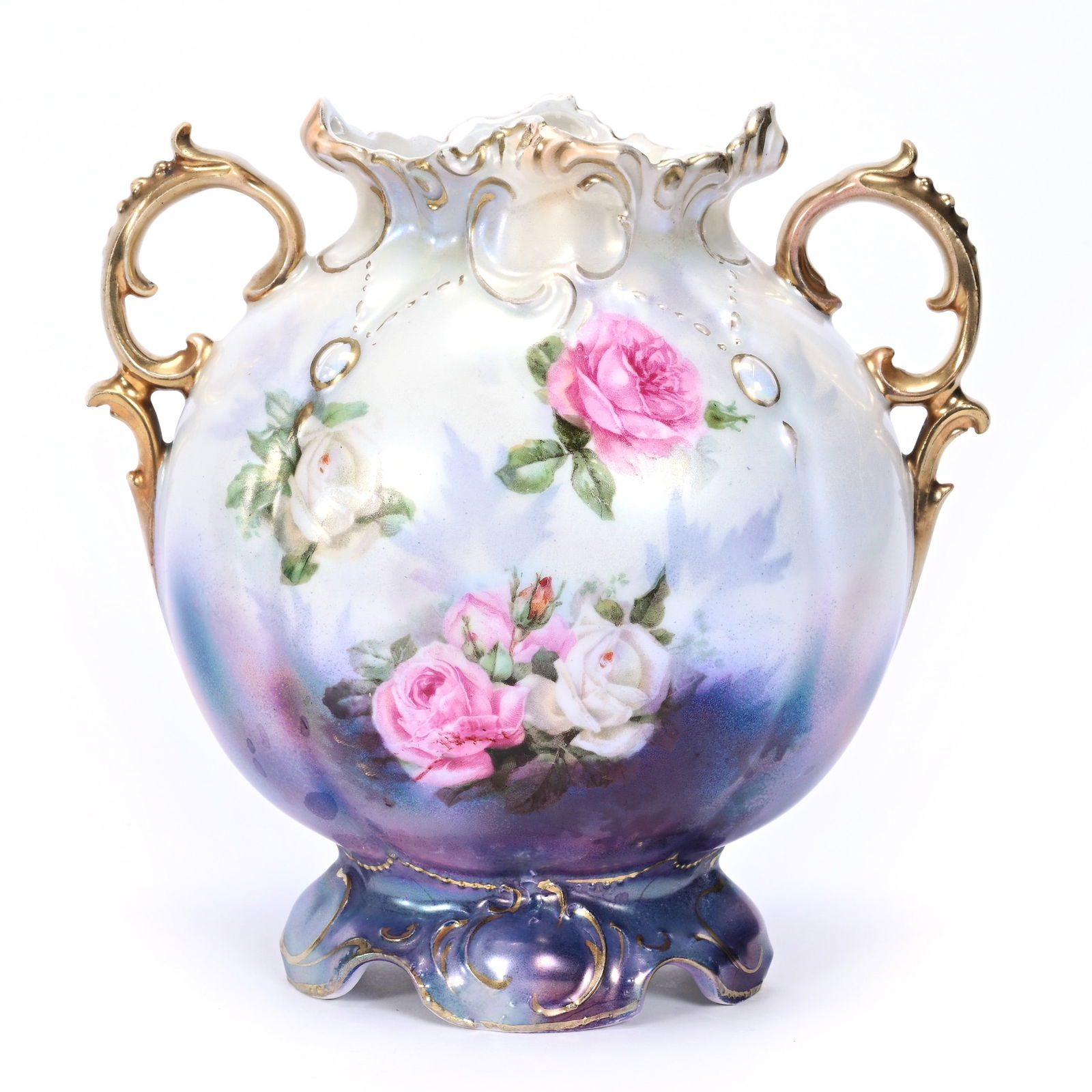 Vase Marked R.S. Prussia, Two Handles (1 of 3)