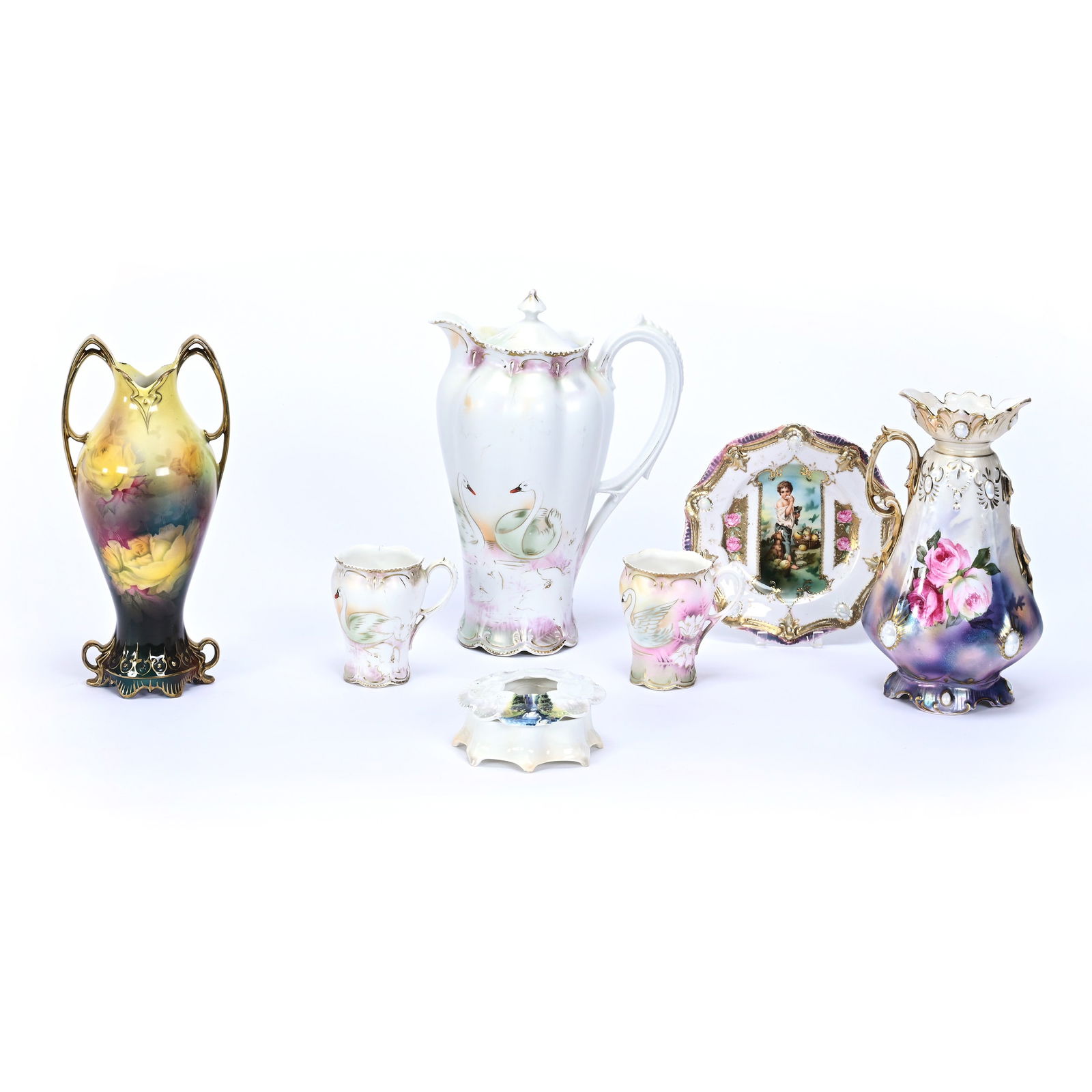 (7) Items, R.S. Prussia Porcelain (1 of 8)