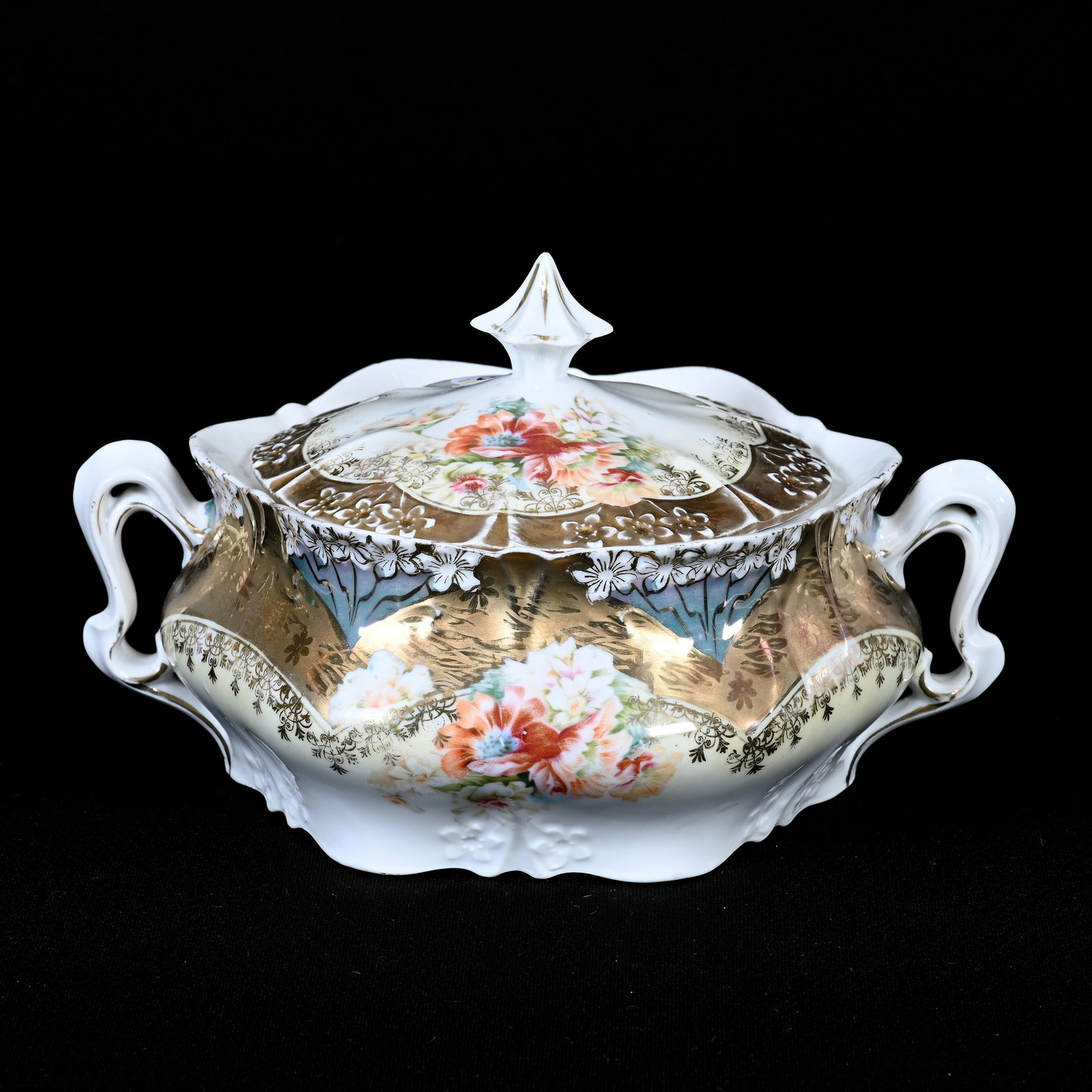 Cracker Jar, Unmarked R.S. Prussia (1 of 3)