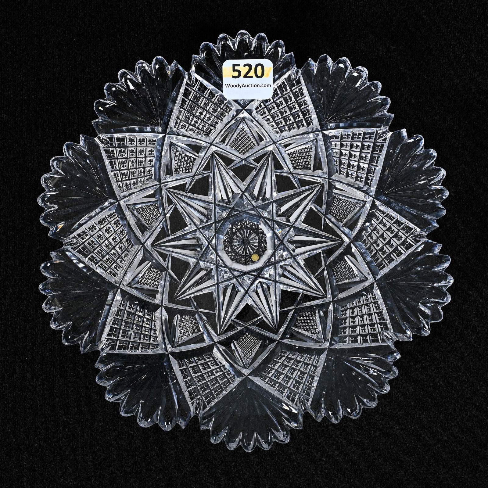 Plate, ABCG, Signed Hawkes Devonshire Pattern (1 of 3)