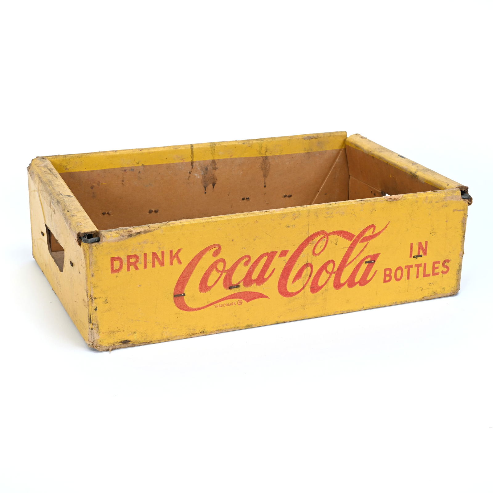 Coca-Cola Yellow Cardboard/Wire Carrier, 1950's-60's (1 of 3)
