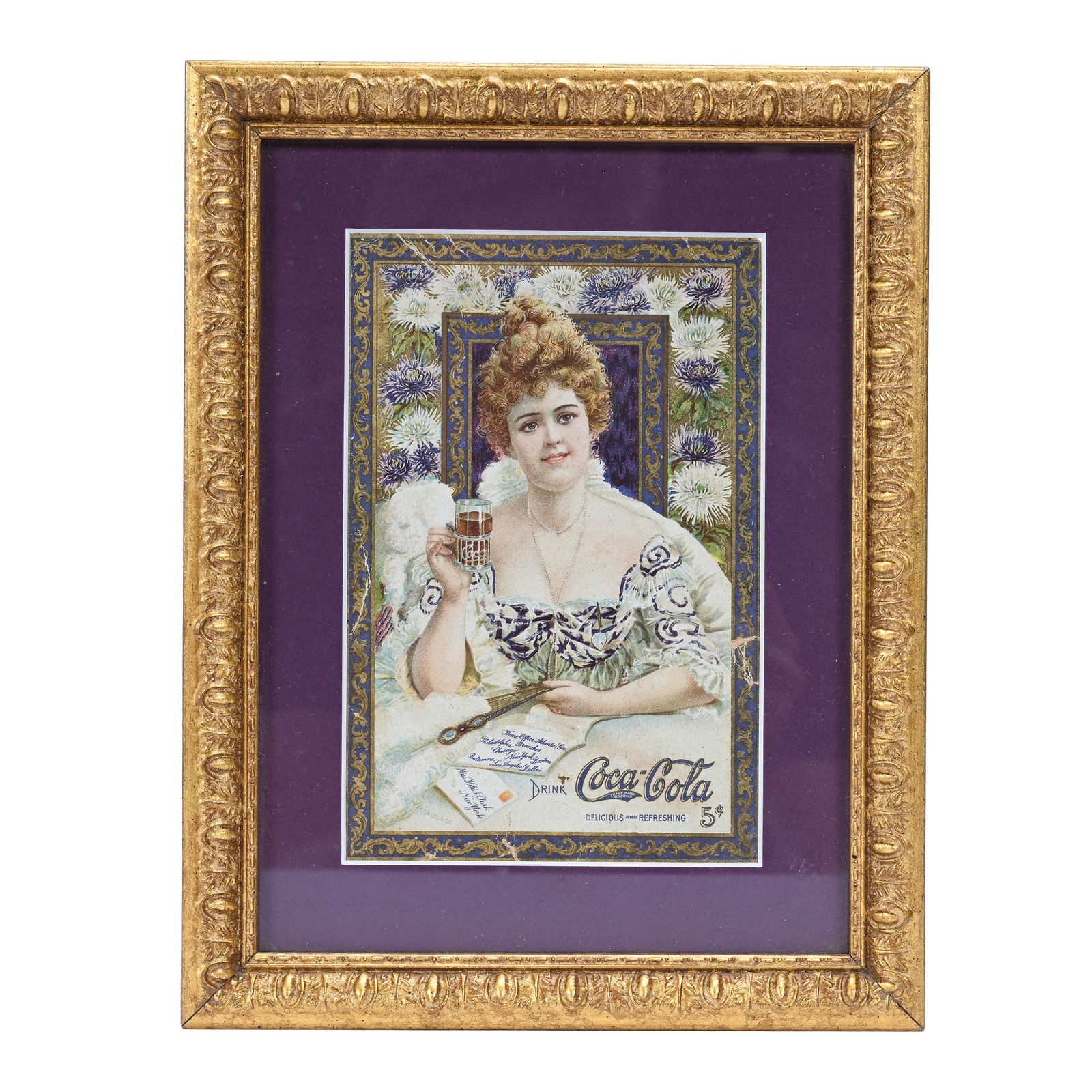 Coca-Cola Soda Menu, Circa 1903, Hilda Clark (1 of 2)