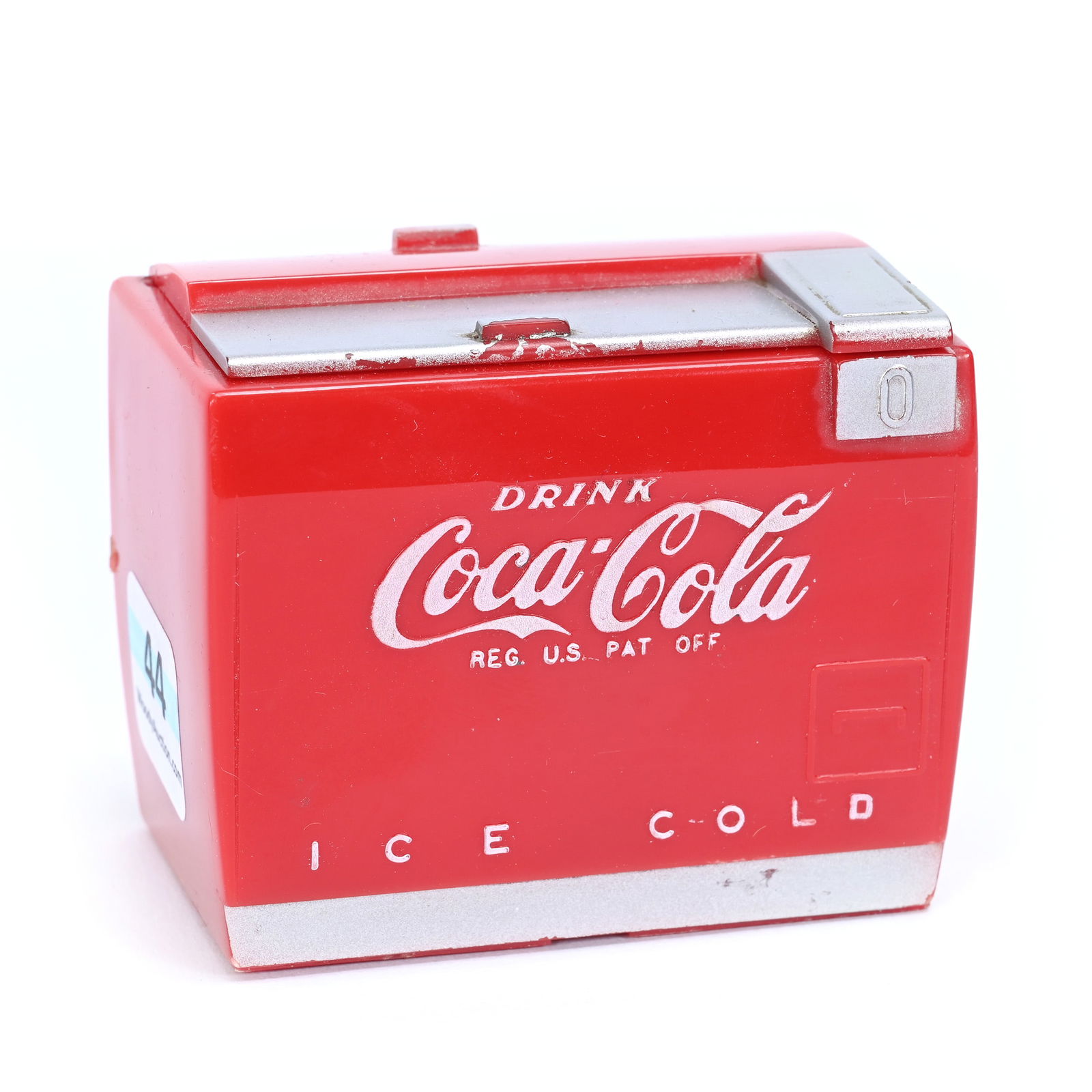 Coca-Cola Miniature Cooler, Rolling Display (1 of 4)
