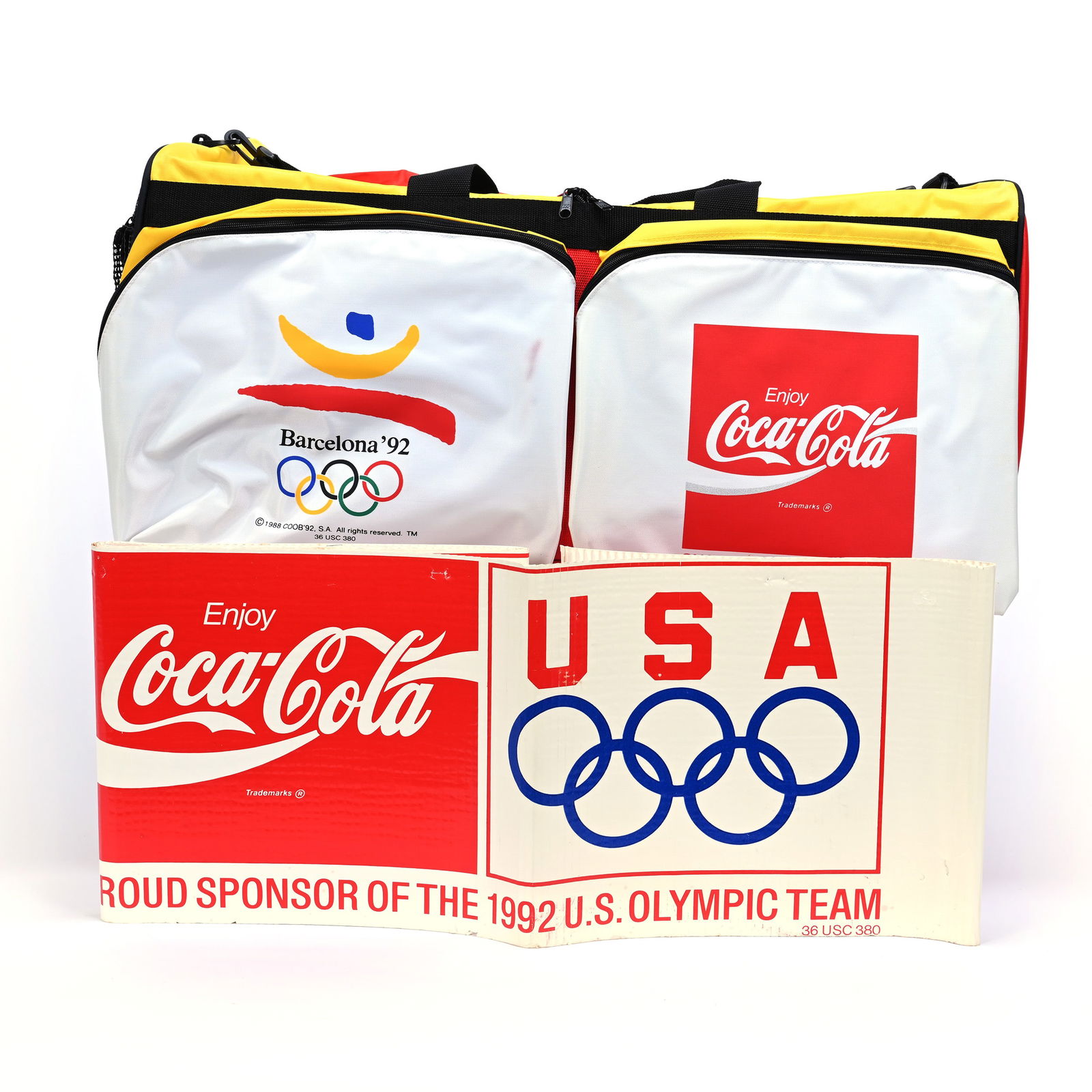 (2) Coca-Cola 1992 Barcelona Olympic Items (1 of 3)