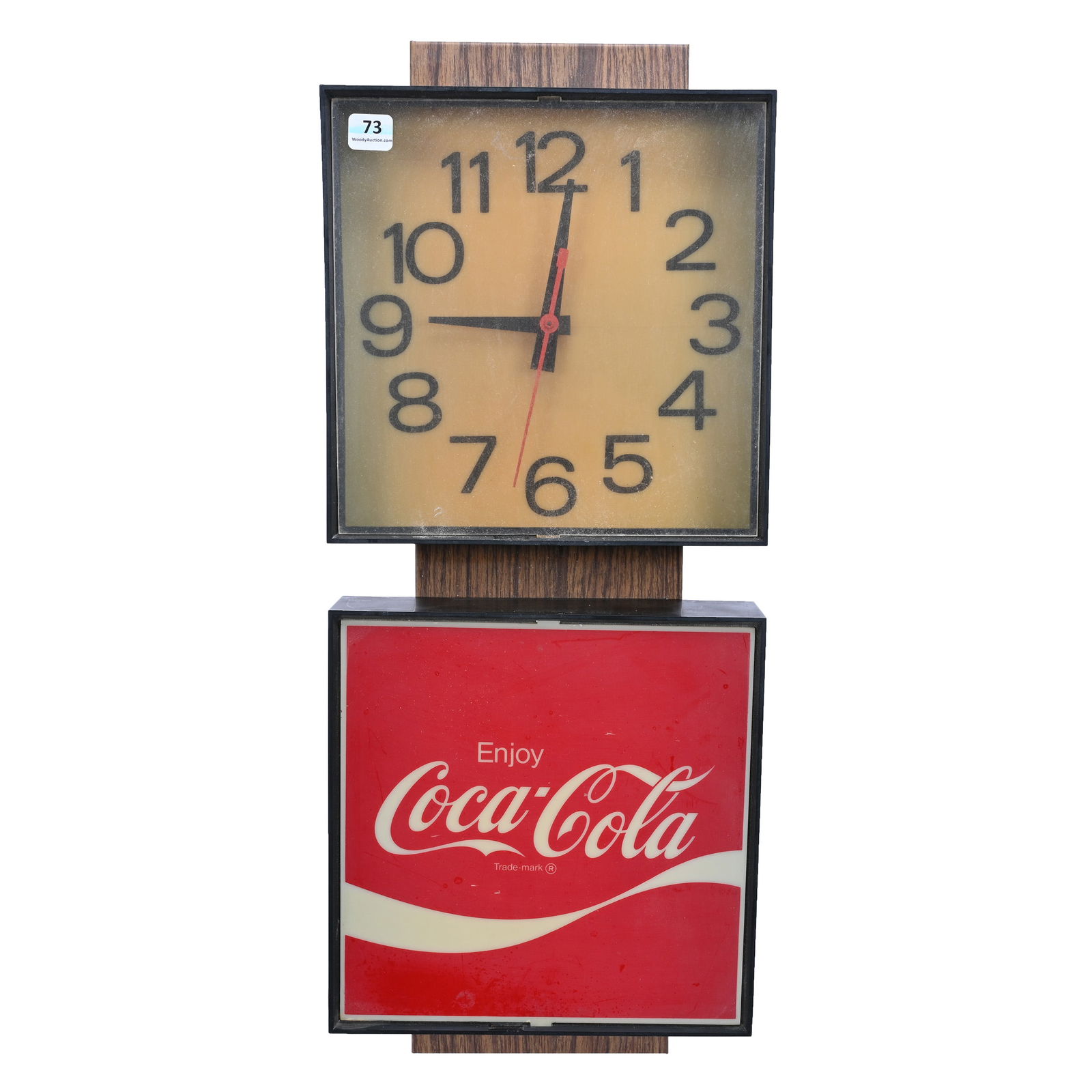 Coca-Cola Wall Clock, Electric, Working Condition (1 of 3)