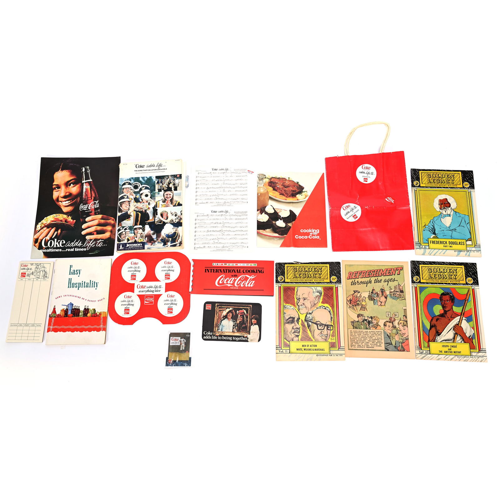 Coca-Cola Advertising, Large Assortment, Circa 1970's (1 of 5)