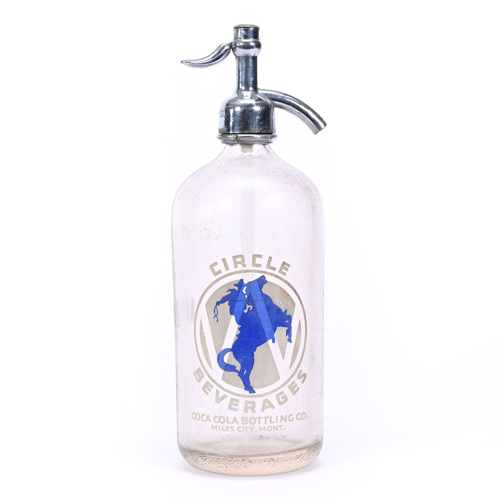 Coca-Cola Seltzer Bottle, Miles City, Mt., Ca 1920's (1 of 3)