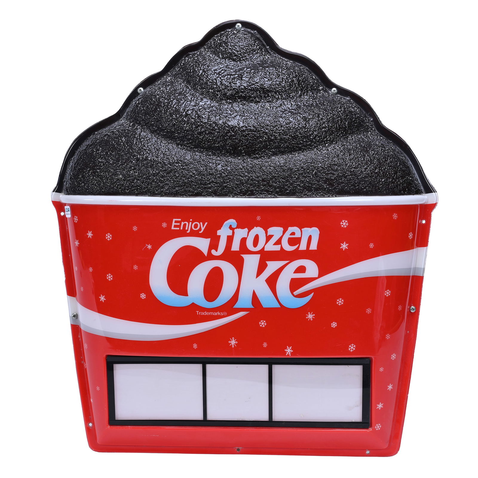 Coca-Cola Large Frozen Coke Cup Display, Circa 1970's (1 of 4)