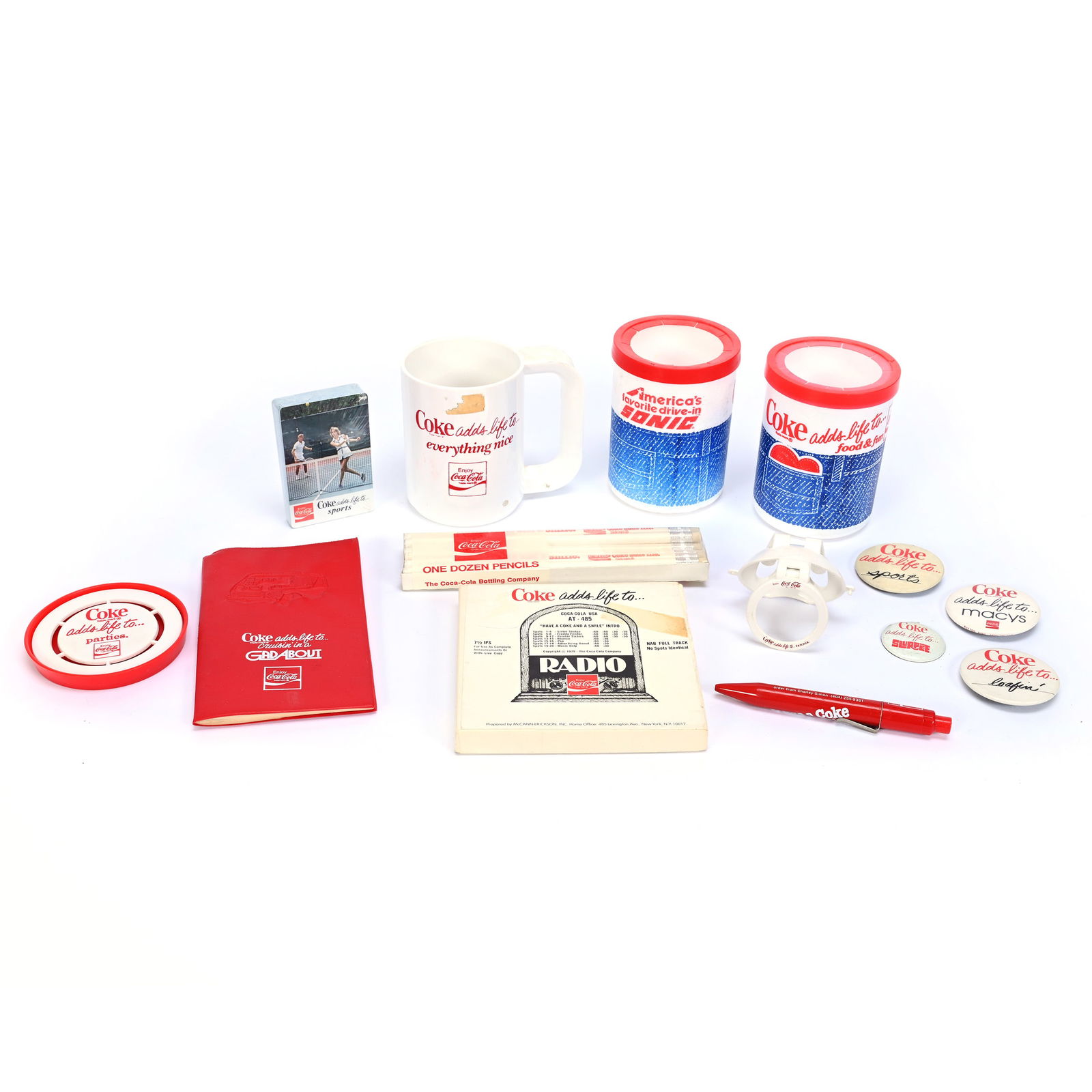 Coca-Cola Advertising, Large Assortment, Circa 1970's (1 of 3)