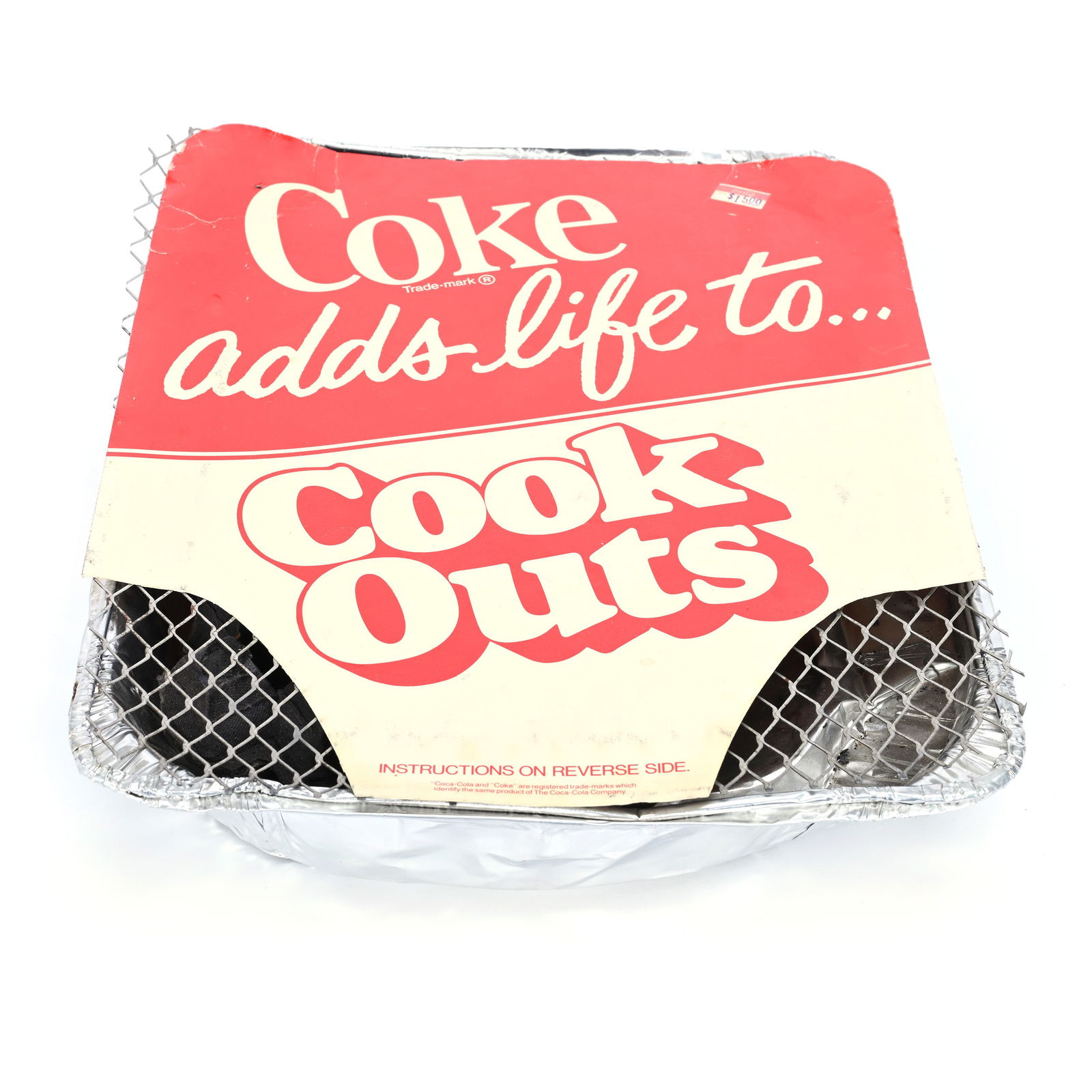 Coca-Cola "Cook Out" Mini Grill "Coke Adds Life", Circa 1970's: Coca-Cola "Cook Out" Mini Grill "Coke Adds Life", Circa 1970's Kansas Private Collection. UPDATED 5-23-24: Additional Information Added.