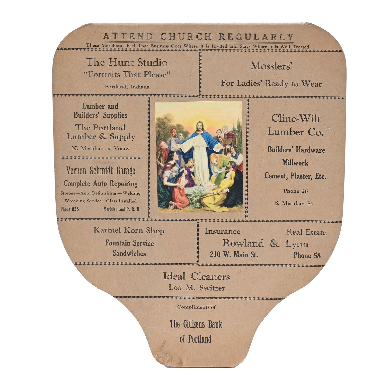 Coca-Cola Four-Sided Fan, Circa 1930's (1 of 3)