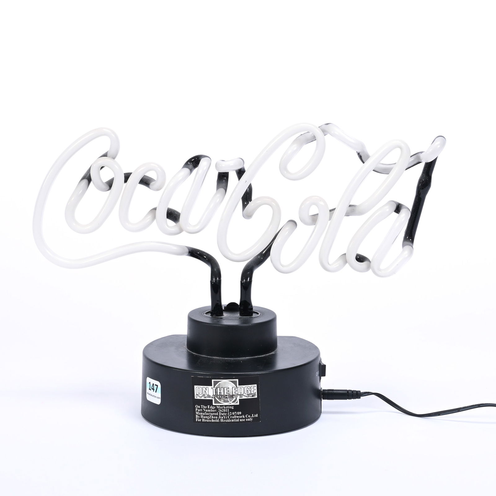 Coca-Cola Tabletop Neon Sign, Circa Post-2000 (1 of 5)