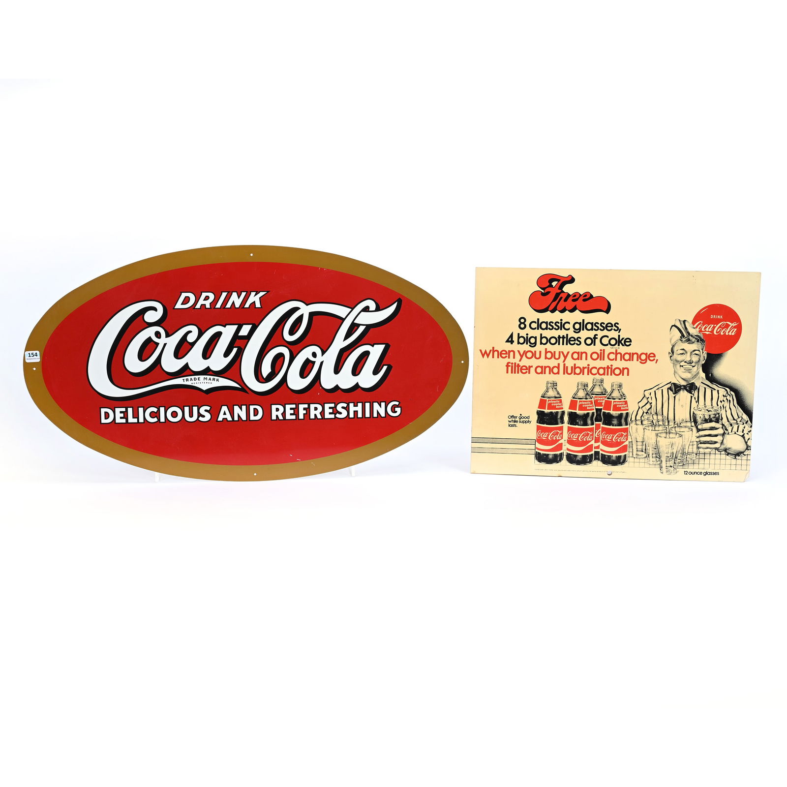 (2) Coca-Cola Signs (1 of 2)