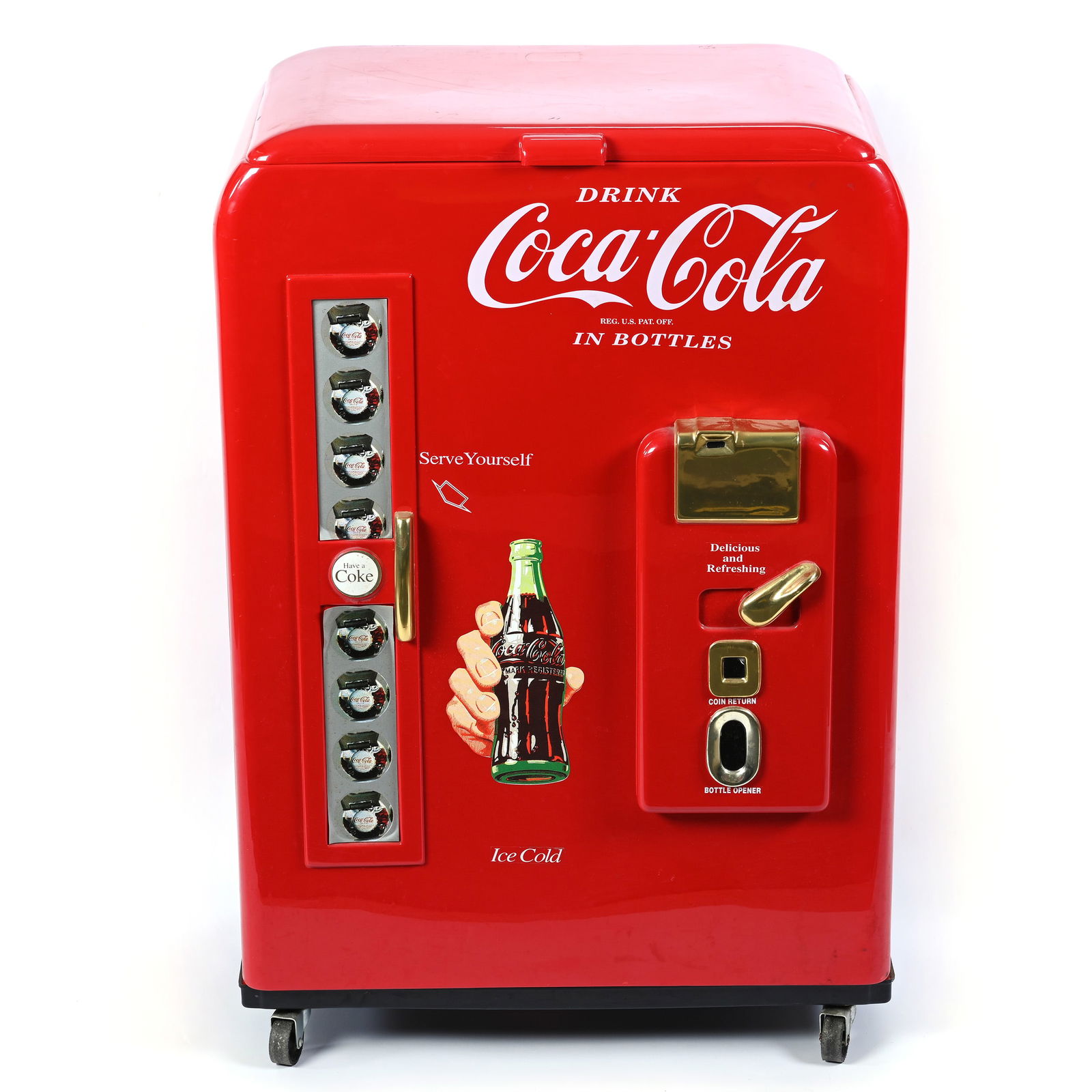 Coca-Cola Cooler In Form Of Vending Machine, 1989 (1 of 5)