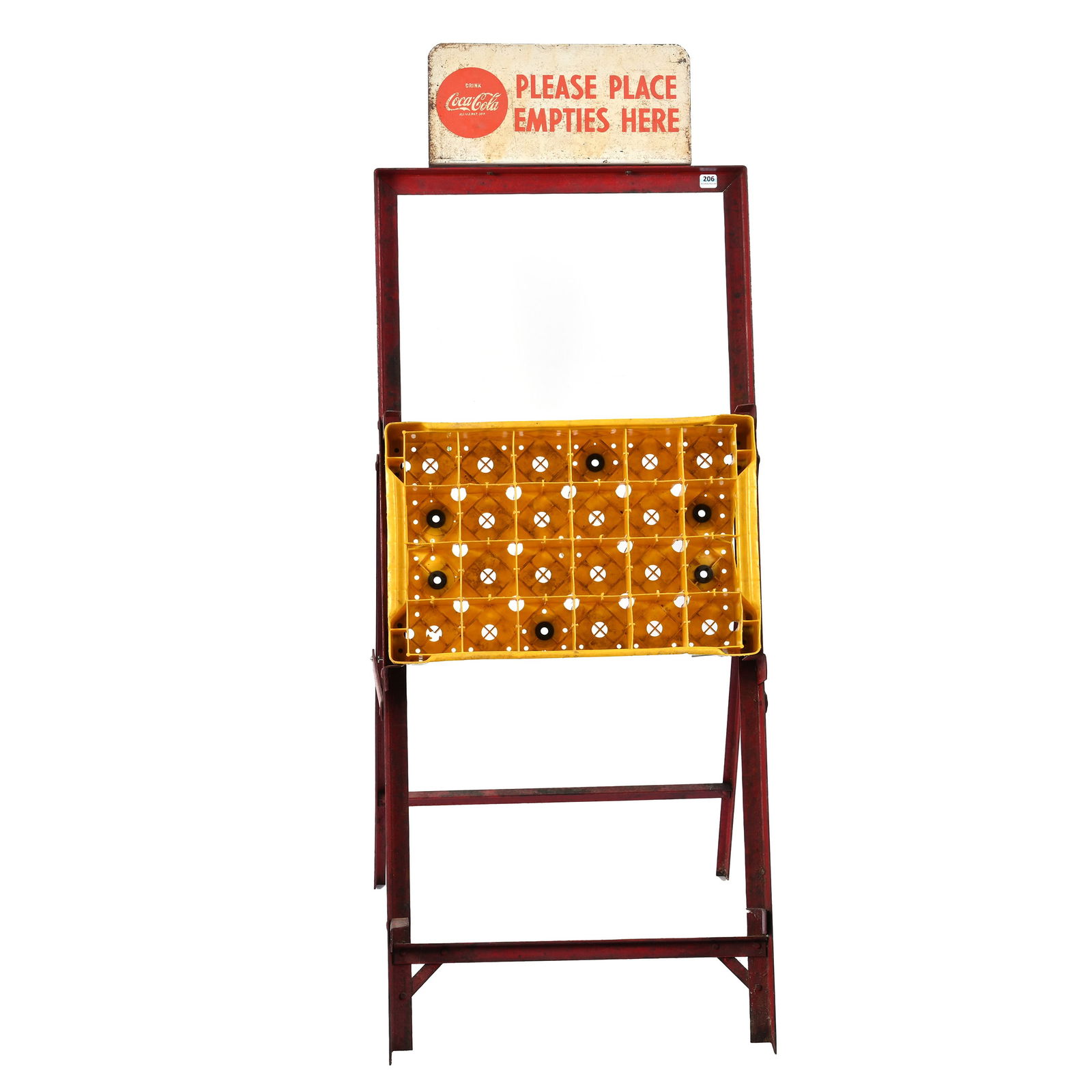 Coca-Cola Metal Rack For Empty Bottles (1 of 3)