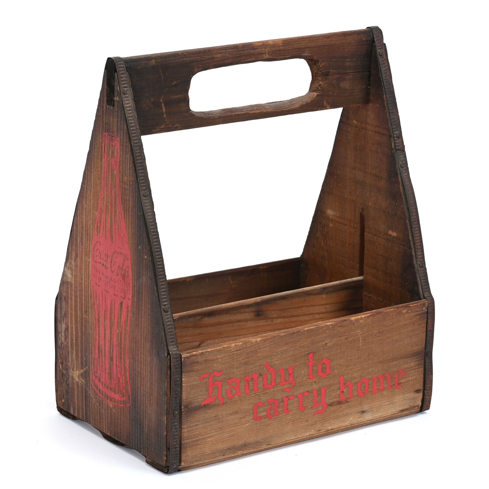 Coca-Cola Six-Pack Wood Carrier, 1940's (1 of 3)