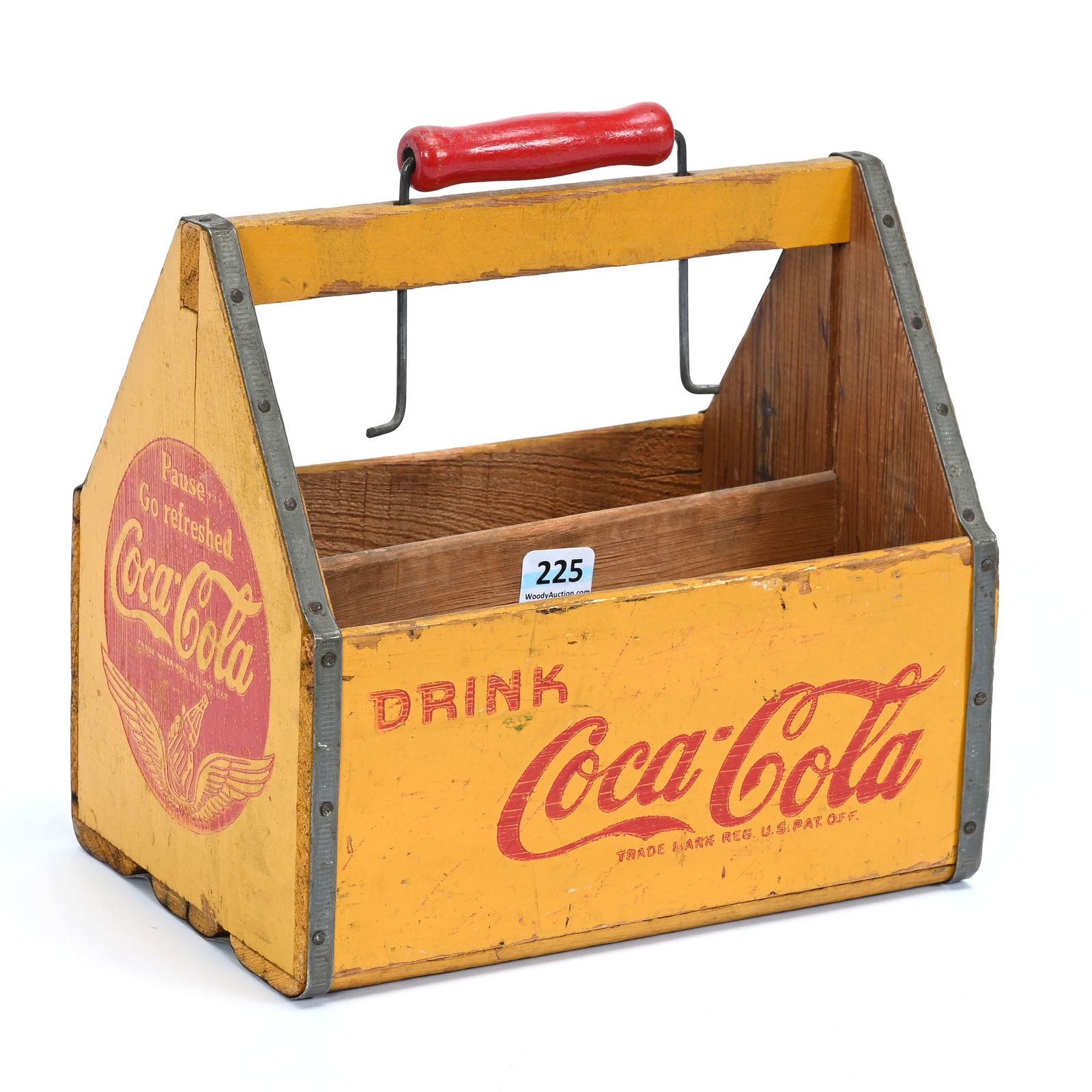 Coca-Cola Wood Six-Pack Carrier, 1940's (1 of 2)