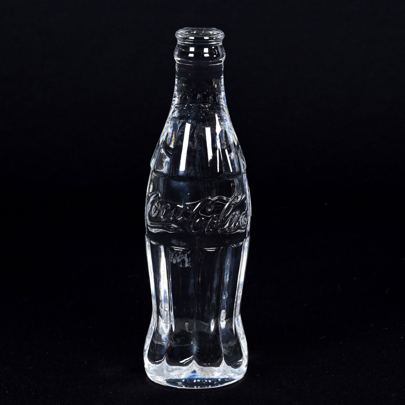 Coca-Cola 100th Anniversary Solid Crystal Bottle (1 of 2)